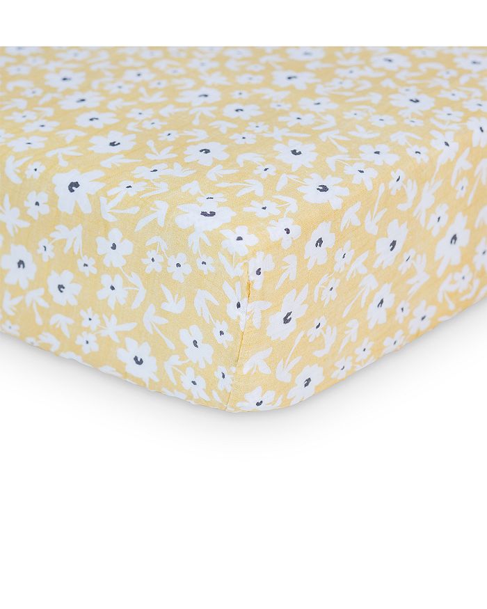 Lulujo Wildflower Printed Cotton Muslin Crib Sheet Baby Bloomingdale's
