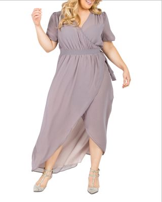 standards & practices - Robin Blossom Floral Maxi Wrap Dress