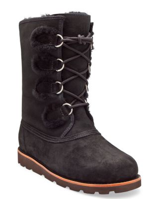UGG® - "Rommy" Lace-Up Shearling Boots