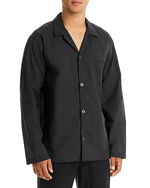 Polo Ralph Lauren Cotton Check Button Down Pajama Shirt In Soho Plaid