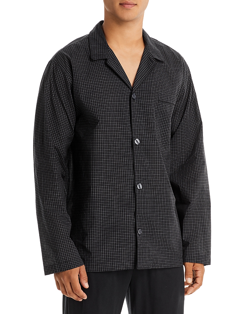 POLO RALPH LAUREN COTTON CHECK BUTTON DOWN PAJAMA SHIRT