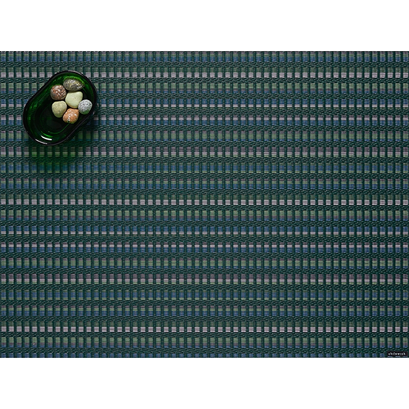 Chilewich Tambour Table Mat, 14 X 19 In Ivy
