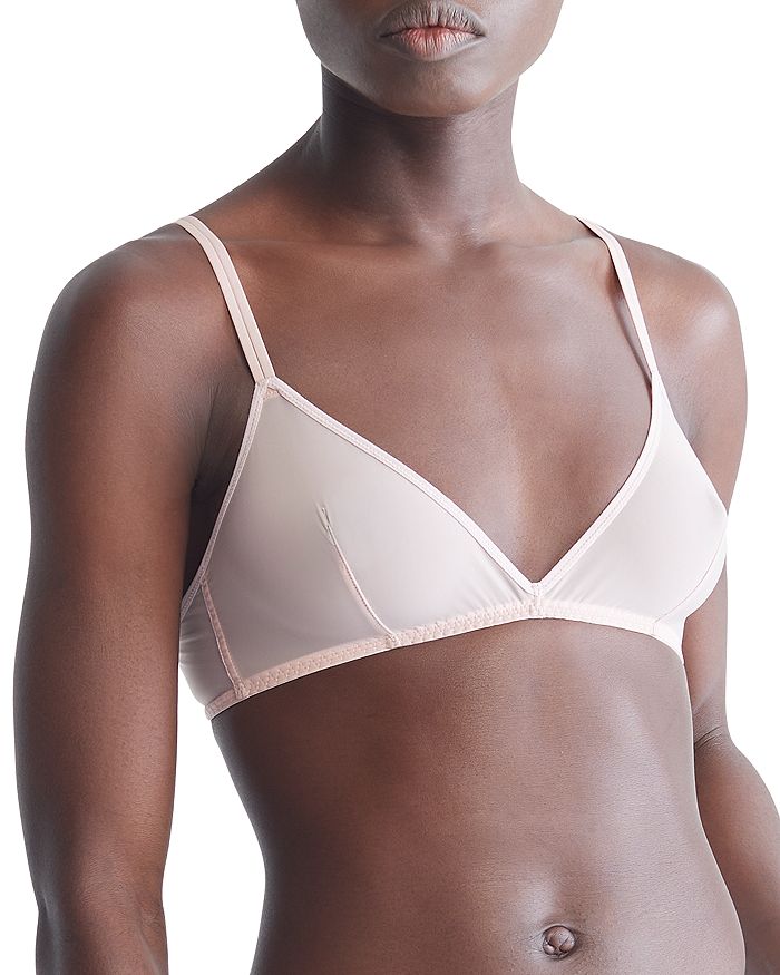 Calvin Klein Womens Sheer Marquisette Demi Unlined Bra : :  Clothing, Shoes & Accessories