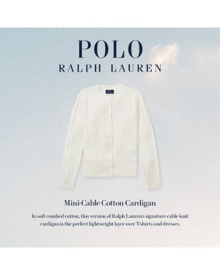 Girls' Cable-Knit Cardigan - Big Kid