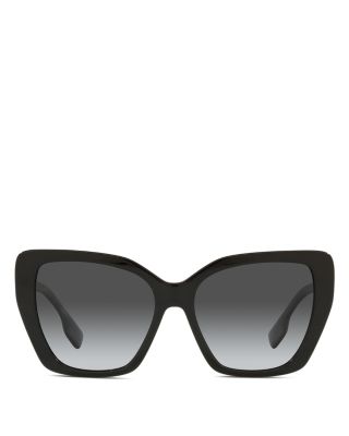 black polarized cat eye sunglasses