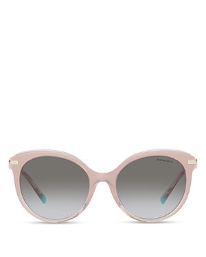 Tiffany & Co Women's Cat Eye Sunglasses, 55mm In Pink/gray Gradient