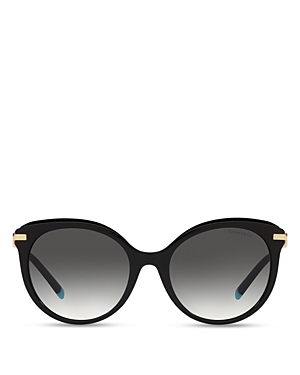 Tiffany & Co Women's Cat Eye Sunglasses, 55mm In Black/gray Gradient
