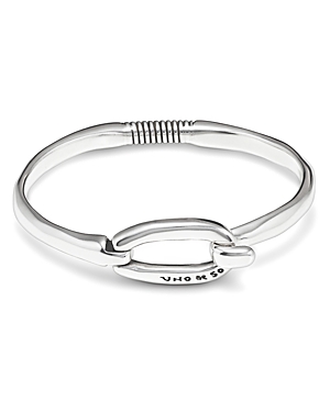 Uno De 50 Wowvni Hook Bracelet In Silver