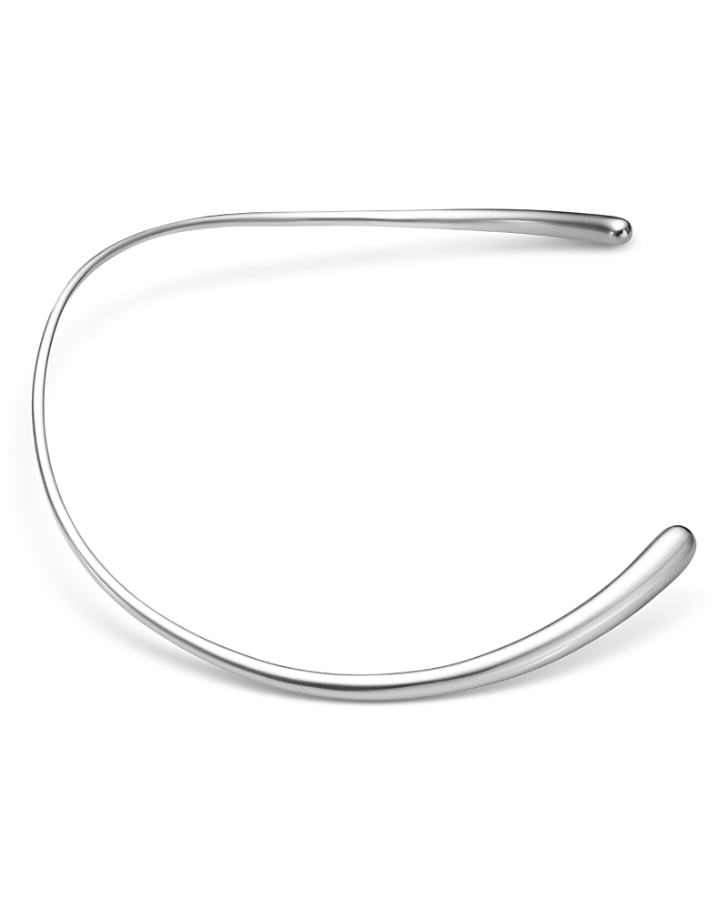 Georg Jensen Mercy Sterling Silver Collar Necklace In Silver