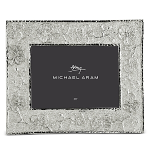 Shop Michael Aram White Orchid Sculpted Frame, 5 X 7 In Silver