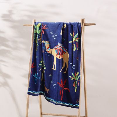John Robshaw - Dhule Beach Towel Indigo