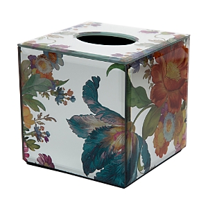 Mackenzie-childs Flower Market Reflections Boutique Tissue Box Cover In Multi