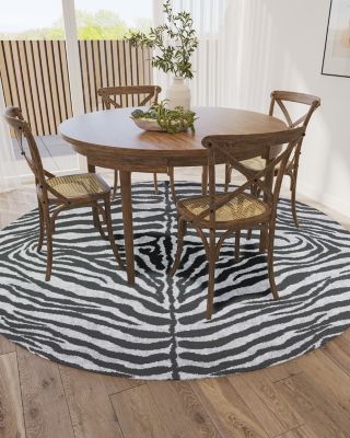 Mali ML1 Round Area Rug, 4' x 4'