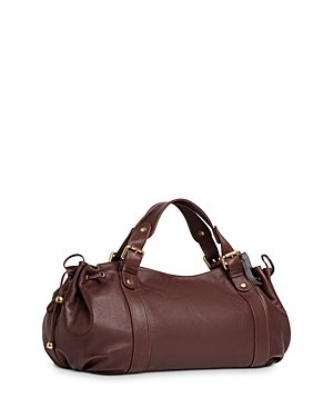 Gerard Darel 24h Leather Handbag In Brown