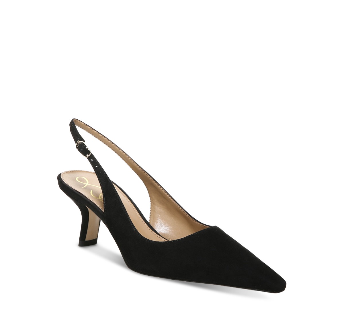Sam Edelman Bianka Wide Slingback Kitten Heels