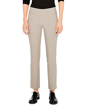 Nic + Zoe Nic+zoe Petite Wonderstretch Straight Leg Pants In Pebble