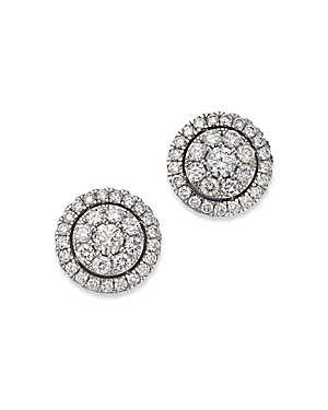Bloomingdale's Diamond Cluster Stud Earrings in 14K White Gold, 2.50 ct. t.w. - 100% Exclusive