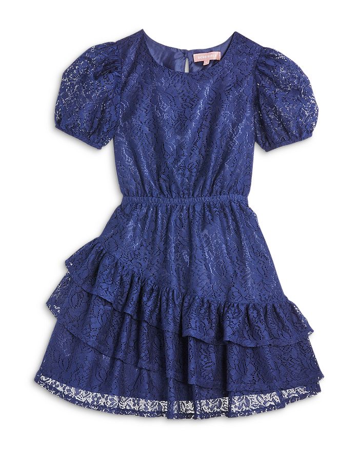 BCBG GIRLS Girls' Lace Ruffle Dress Big Kid Bloomingdale's