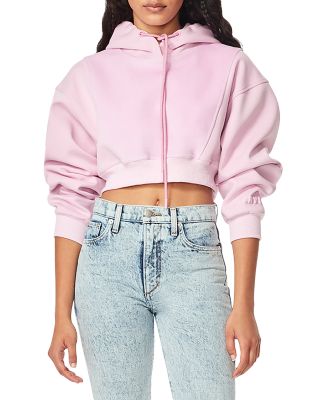 Hotsell Herve Leger Cropped Hooded Sweatshirt