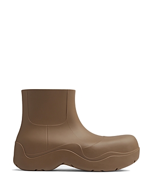 BOTTEGA VENETA MEN'S PUDDLE RAIN BOOTS