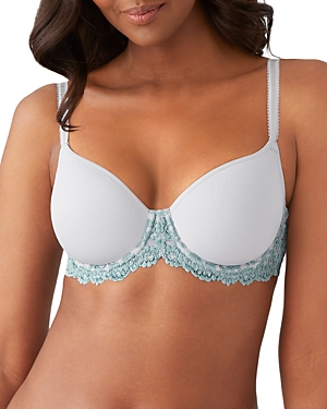 Wacoal Embrace Lace Contour Bra 853191 In Micro Chip/tourmaline