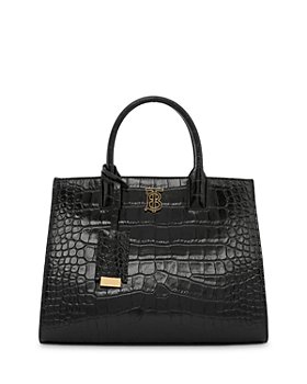 Burberry - Frances Mini Embossed Leather Tote