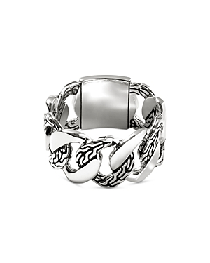 JOHN HARDY SILVER CLASSIC CHAIN BAND RING