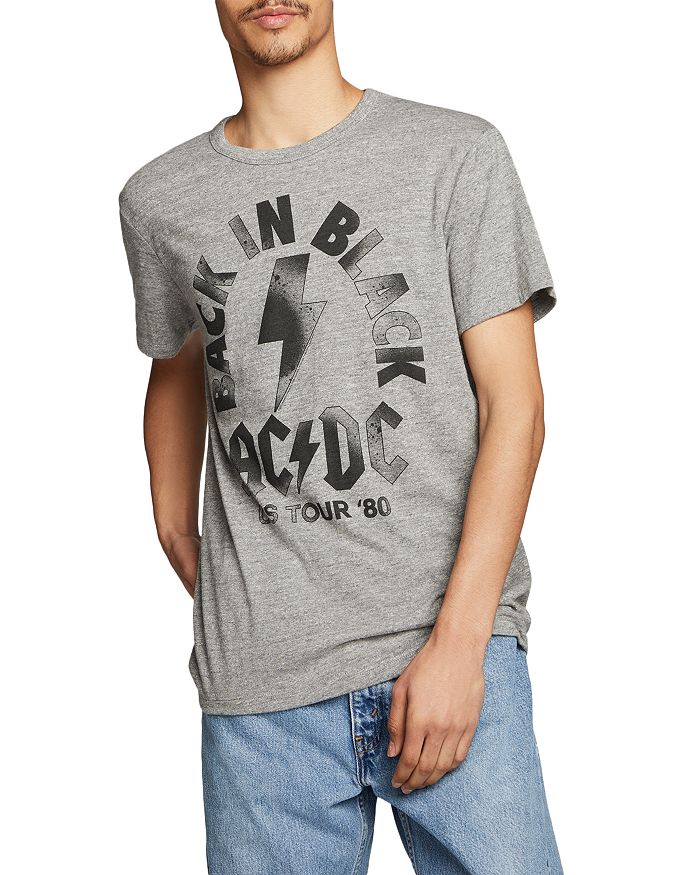 CHASER AC DC Back In Black Crewneck Tee | Bloomingdale's