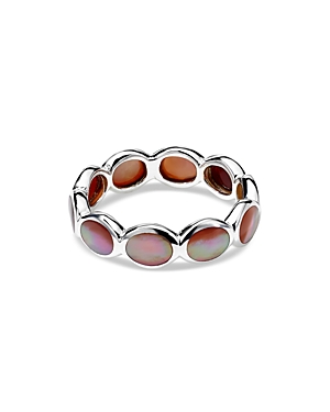 Shop Ippolita Sterling Silver Rock Candy Brown Shell Ring In Brown/silver