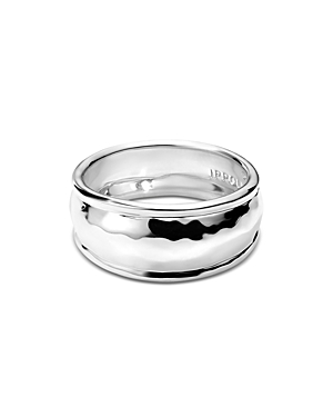 IPPOLITA STERLING SILVER CLASSICO HAMMERED BAND
