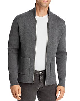 Michael Kors - High Collar Regular Fit Zip Cardigan Jacket