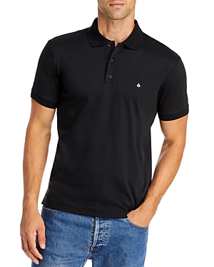 Rag & Bone Men's Interlock Knit Polo Shirt In Black
