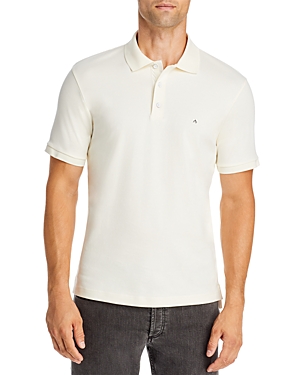 Rag & Bone Interlock Slim Fit Performance Polo In Ivory