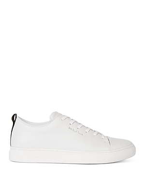 Shop Paul Smith Men's Lee Lace Up Sneakers In White