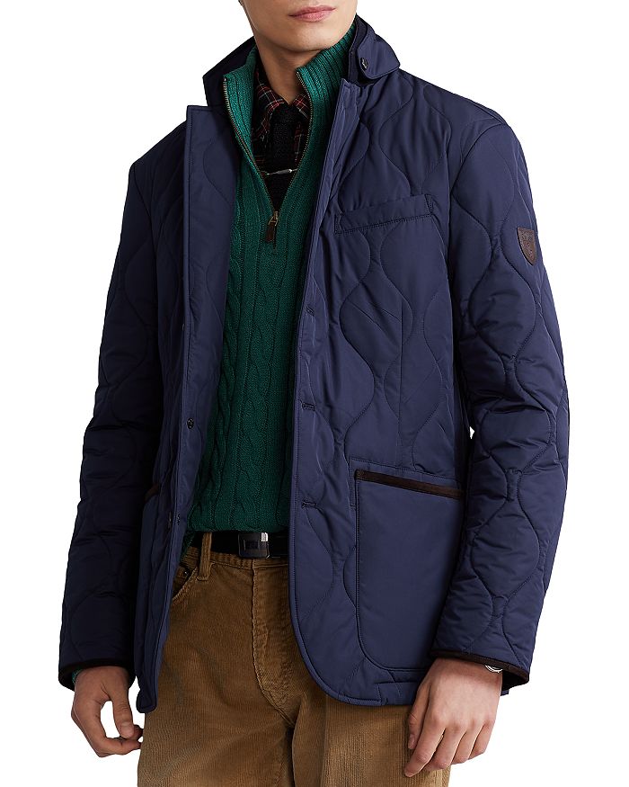 Polo Ralph Lauren Suede-Trim Quilted Jacket | Bloomingdale's