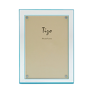 Shop Tizo Double Border Lucite Frame, 5 X 7 In Clear/turquoise