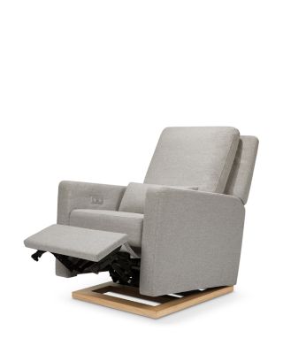 Sigi Electronic Recliner and Glider in Eco Performance Fabric with USB Port