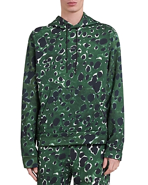 MARNI OIL DROPS PRINTED HOODIE
