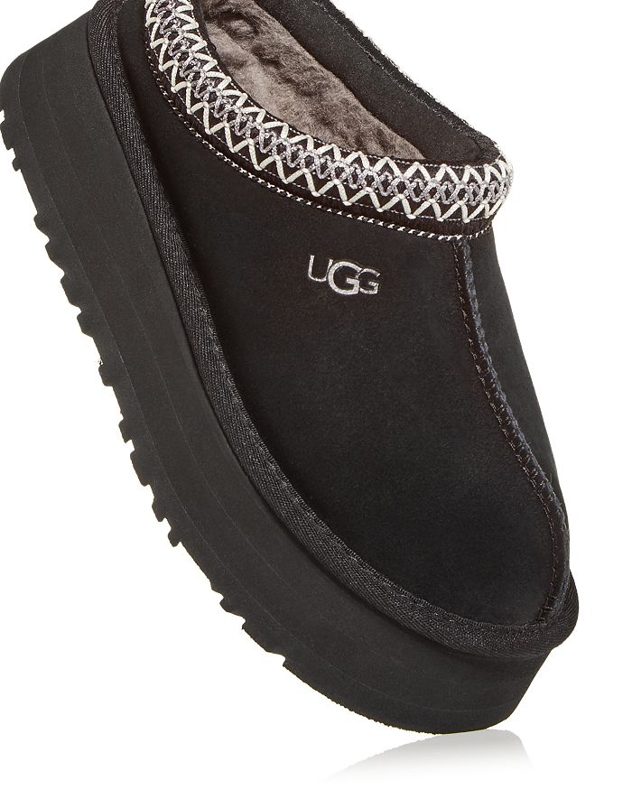 Shop Ugg Women's Tazz Platform Slippers In Black