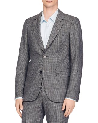 Sandro Formal Houndstooth Classic Fit Suit Jacket 