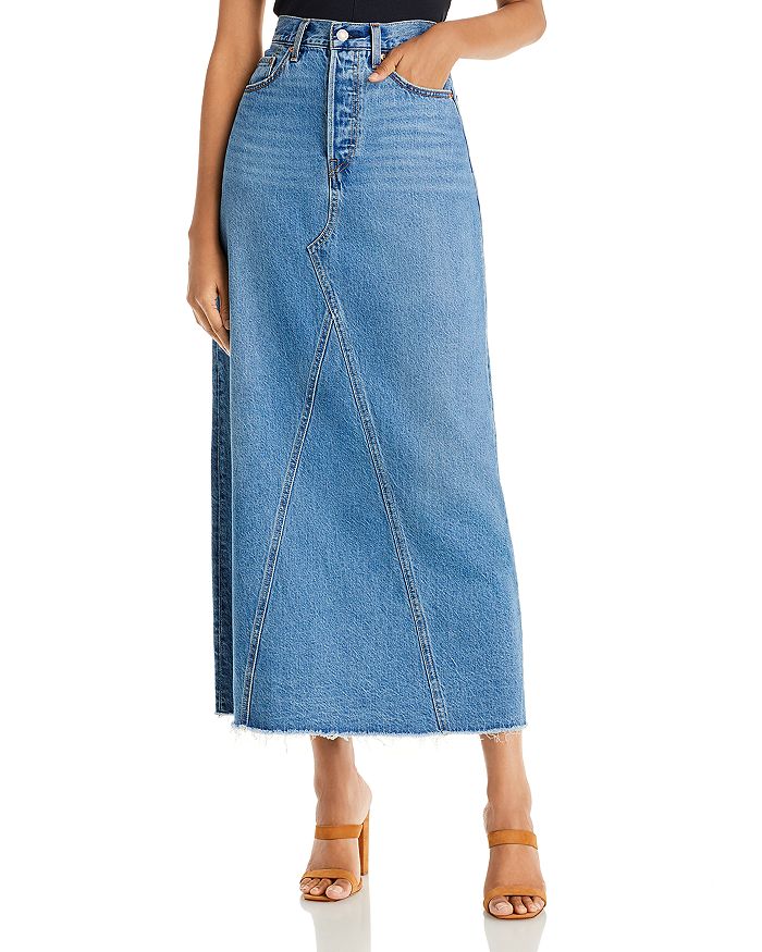 Levi's Iconic Denim Maxi Skirt | Bloomingdale's