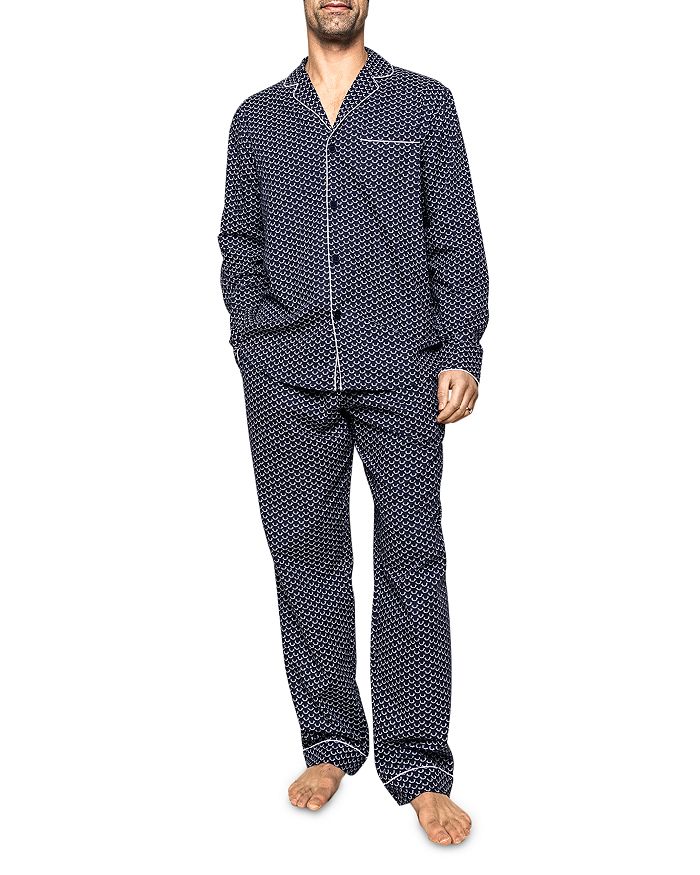 Petite Plume 2-Pc. Nordic Antler Flannel Pajama Set | Bloomingdale's