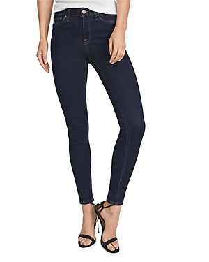 Reiss Lux Mid Rise Skinny Jeans In Indigo