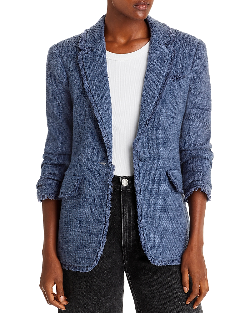 Cinq À Sept Khloe Boucle Blazer In Shadow