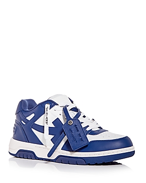 Off-white Men's Out Of Office Low Top Sneakers In White/ Dar Blue