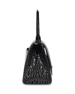 Hourglass XS Handbag Crocodile Embossed
