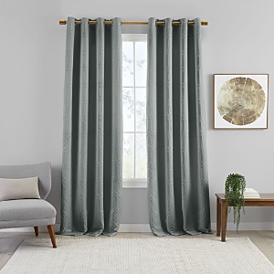 Elrene Home Fashions Sunveil Huxley Geometric Blackout Window Curtain Panel, 52 X 84 In River Blue