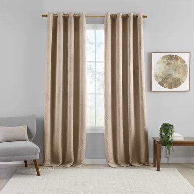 Elrene Home Fashions Sunveil Huxley Geometric Blackout Window Curtain Panel, 52 x 95