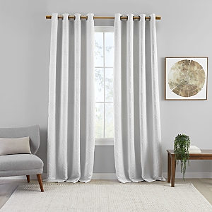 Elrene Home Fashions Sunveil Huxley Geometric Blackout Window Curtain Panel, 52 X 84 In White