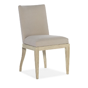 Hooker Furniture Cascade Upholstered Side Chair In Light Wood